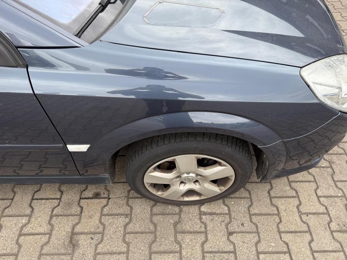 Opel Vectra C original Kotflügel rechts Z168 Metroblau Perl Facelift BJ06